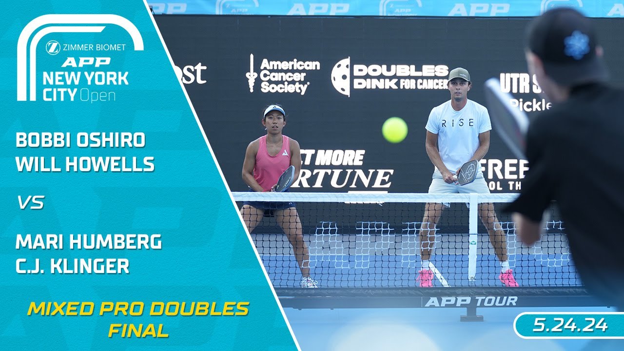 2024 Zimmer Biomet APP New York City Open I Oshiro/Howells vs. Humberg/Klinger | Mixed Doubles Final