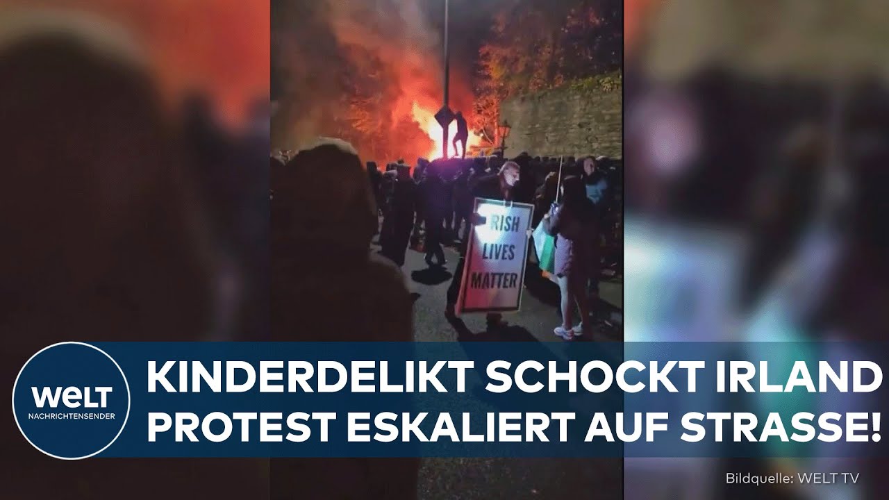 IRLAND: Gewalt bei Protesten! – Ausschreitungen nach mutmaßlichem Übergriff auf Mädchen nahe Dublin