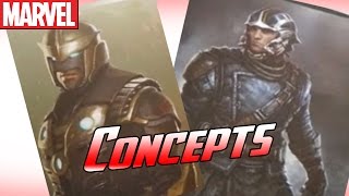 NOVA and Starlord Concept art Guaridians of the Galaxy