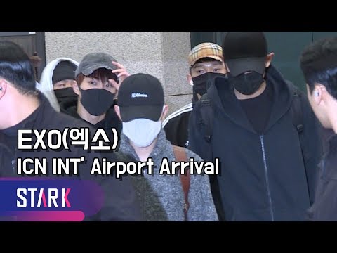 엑소의 험난한 입국 현장 (EXO, ICN INT' Airport Arrival)