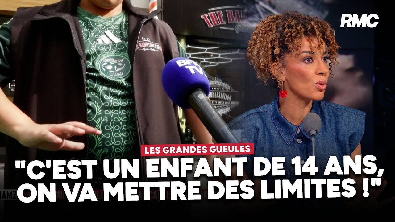 "J'ai des élèves 1000 fois pires que lui. C'est un enfant de 14 ans, on va mettre des limites."