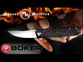 Нож складной «Kwaiken Compact Flipper Marble Carbon», длина клинка: 7,7 см, BOKER, Германия видео продукта