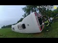 Police video shows immediate aftermath of deadly Florida bus crash  - 01:01 min - News - Video