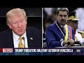 Trump threatens military action in Venezuela, escalates Colombia tensions