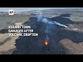 Iceland volcano: Fishing town Grindavik damaged by molten lava  - 01:01 min - News - Video