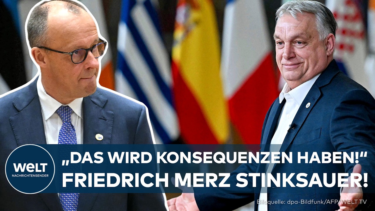 ESKALATION IM EU-RAT: „Was heute geschehen ist, werden wir so nicht hinnehmen!“ – Merz mega sauer