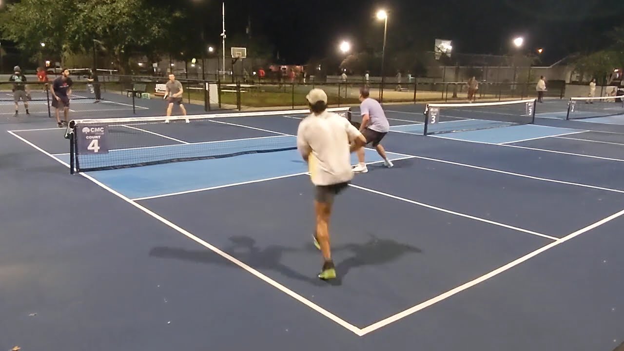 FAST HAND-SWITCHER PLAYS WITH 5.0! 4.0 Pickleball Game at Collins Park in Conway, SC