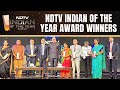 NDTV Indian Of The Year Award Winners With Vice President Jagdeep Dhankhar