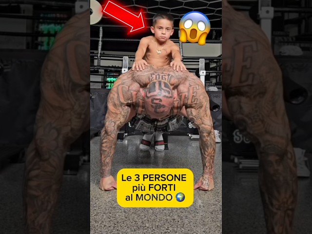 LE 3 PERSONE PIÙ FORTI AL MONDO 🌍😱 #curiosità #informative