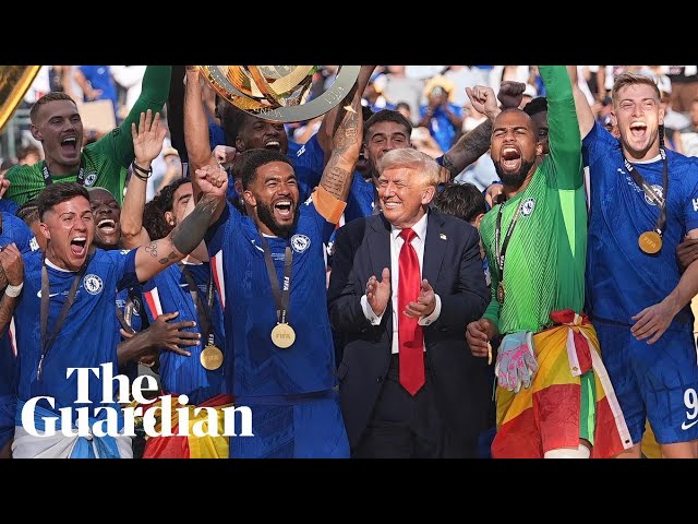 Trump front and centre for Chelsea's trophy lift in Club World Cup