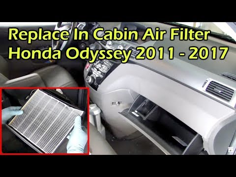 Changing cabin air filter in honda odyssey #4