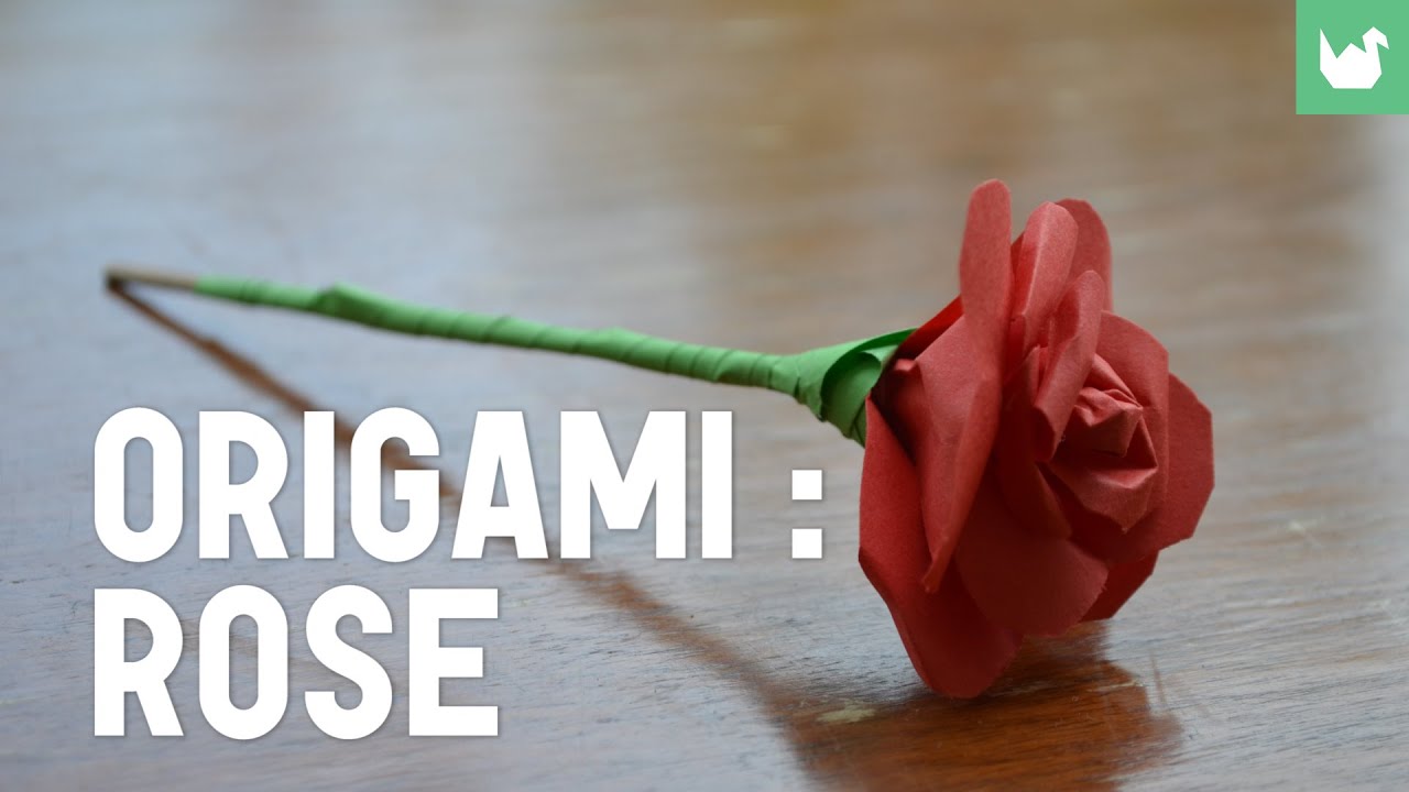 Origami Faire Une Rose