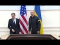Blinken meets Ukrainian prime minister in Kyiv  - 00:56 min - News - Video