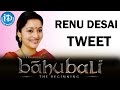 Renu Desai promotes 'Baahubali' movie in Twitter