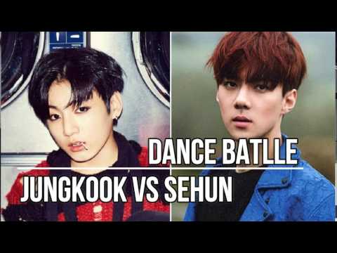 BTS Jungkook VS EXO Sehun - Dance Battle