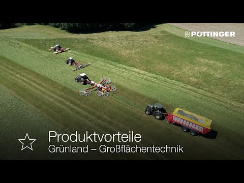 Neues Video: Grünland-Großflächentechnik von PÖTTINGER 