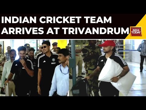 Watch: Indian Cricket Team Arrives At Trivandrum Domestic Airport Ahead Of The World Cup