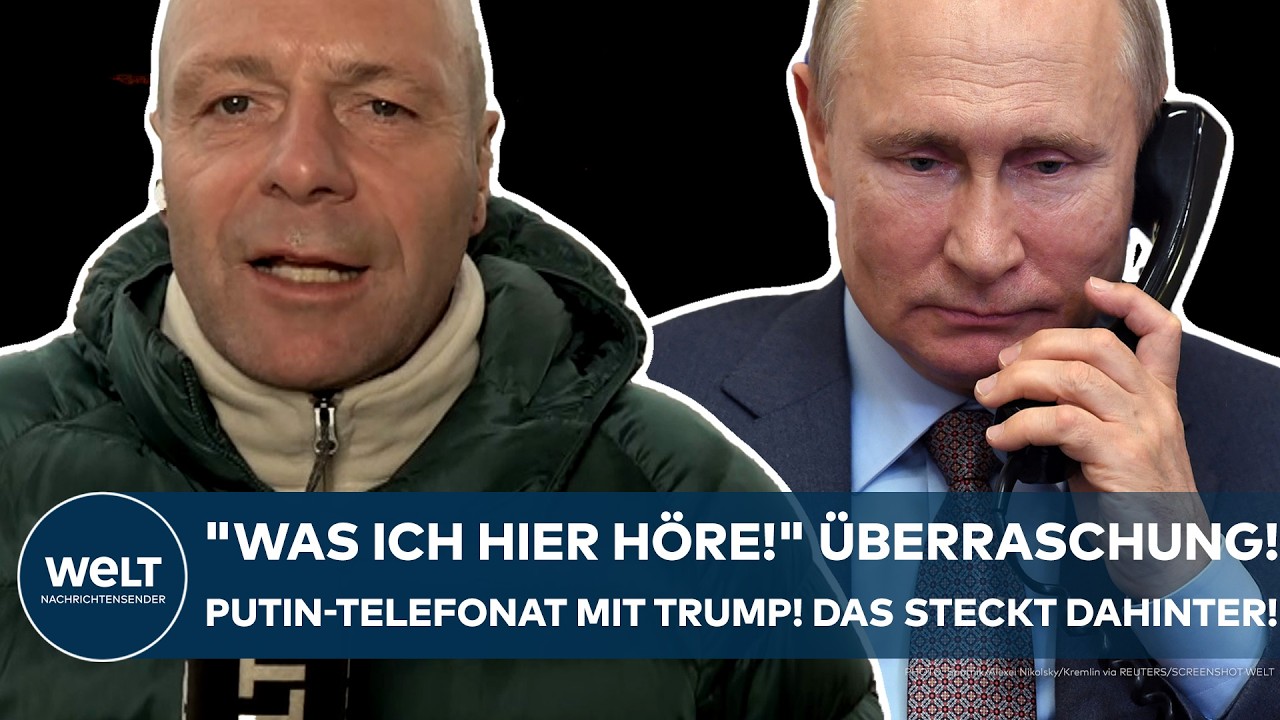 UKRAINE-KRIEG: "Was ich hier höre!" Überraschung! Putin-Telefonat mit Trump! Das steckt dahinter!