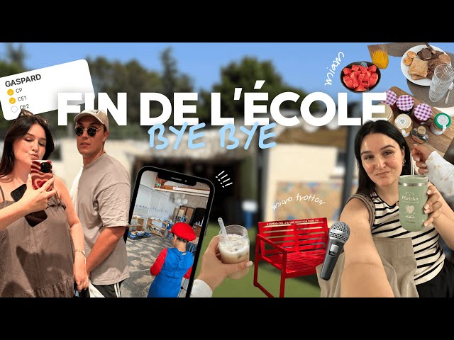 fin de l'école, on s'en va...