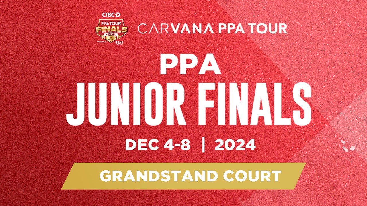 CIBC PPA Tour Finals presented by Roar Organic (Grandstand Court) - PPA Junior Finals