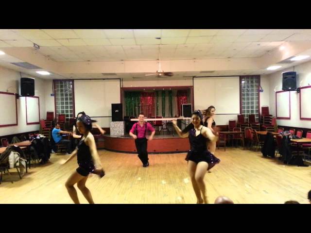 Caramelo Latin Dance Cha Cha Boogaloo Student Performance Team Show 25 03 2014