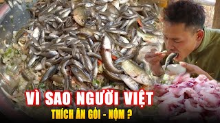 VÌ SAO NGƯỜI VIỆT THÍCH ĂN GỎI NỘM ? Góc Kiến Thức