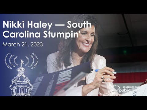 screenshot of youtube video titled Nikki Haley — South Carolina Stumpin' | South Carolina Lede