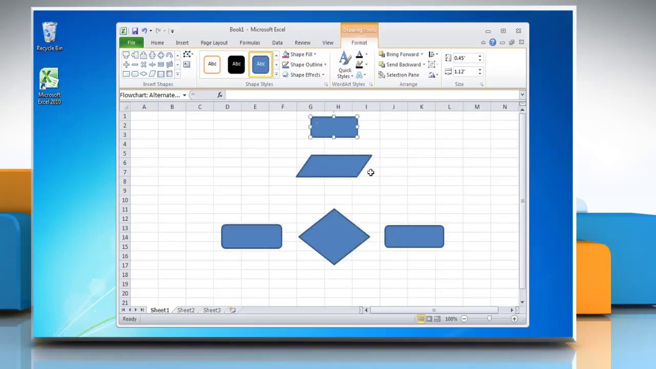 How To Prepare Flow Chart In Excel