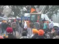 #farmersprotest  Deploy Tear Gas to Disperse Farmers Protest at Haryana-Punjab Border | News9