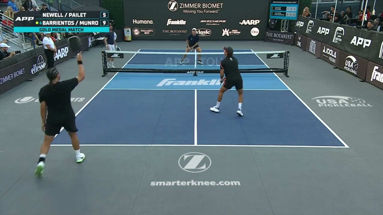 Newell/Pailet v Barrientos/Munro | Leapfrog Play | APP Tour | Pickleball