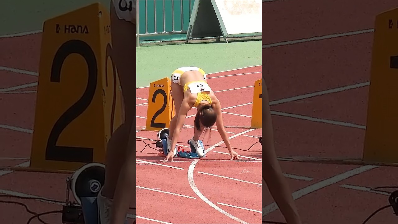 힘찬 워밍업!! 김애영 #athletics #김애영 #여자육상 #trackandfield #sportstar #shorts