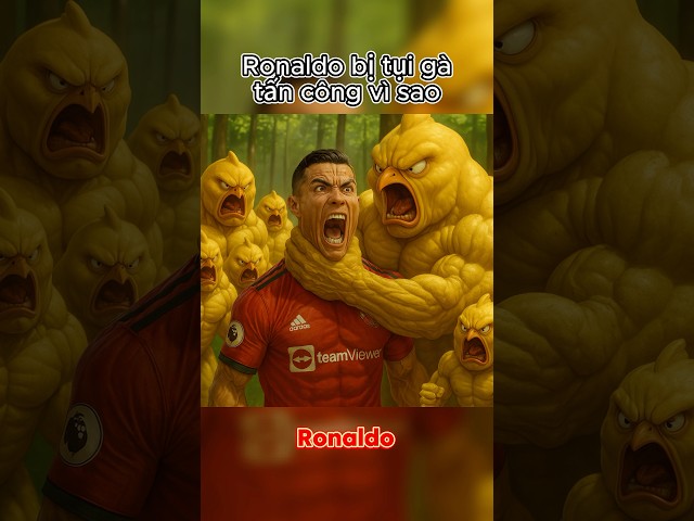 Ronaldo bị tụi gà tấn công vì sao | MOCHI TV #Kechuyen #Cartoon #Story