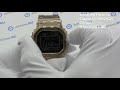 Обзор японских умных наручных часов Casio G-SHOCK GMW-B5000GD-9E с хронографом