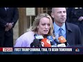 Jury selection set to begin in criminal trial over Trump’s alleged hush money scheme  - 02:16 min - News - Video