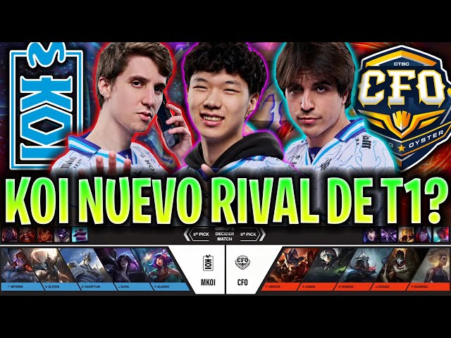 SI KOI GANA SE ENFRENTA AL T1 DE FAKER!😱KOI REMONTADA ÉPICA?🔥 - KOI vs CFO Resumen EWC 2025 KNEKRO