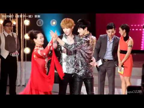 120627 Kris and Tao dancing at Extraordinary Class
