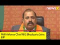 FMR Airforce Chief RKS Bhadauria Joins BJP | General Elections 2024 | NewsX