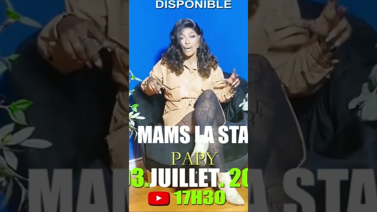 🛑La bombe Mams La star sort son tube dès aujourd’hui à déguster sans modération 💪🏽