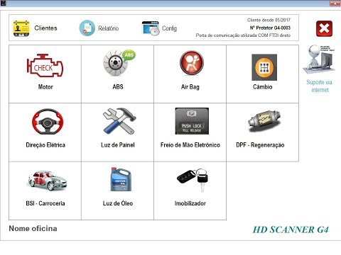 Scanner Automotivo Profissional Obd Hd-Scanner/G4 Planatc - Vídeo explicativo