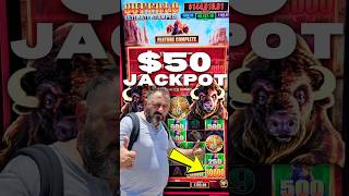 $50 SPIN HUGE NUMBERS TO START THIS CRAZY BONUS ON BUFFALO JACKPOT 🎰#shorts #fyp #casino