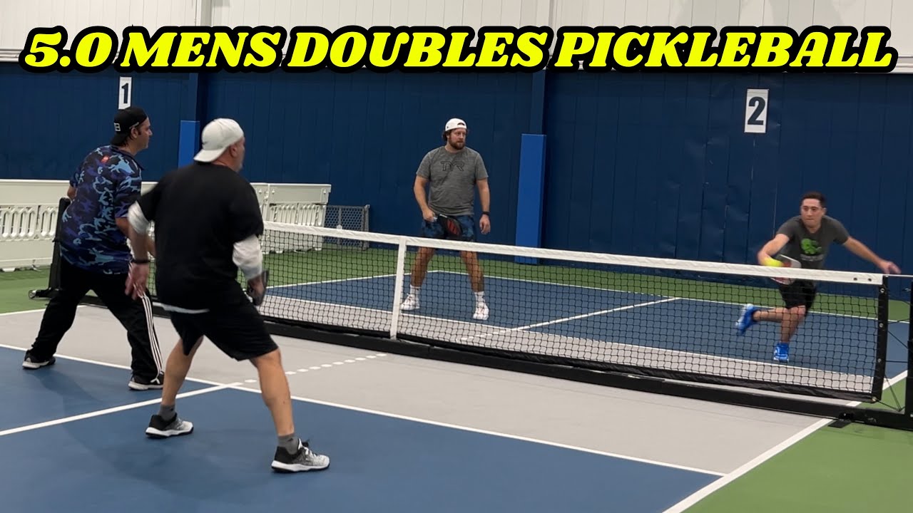 5.0 Mens Doubles Pickleball | Matt Krivitsky & David Seidner vs Erik Forsythe & Mike Winter