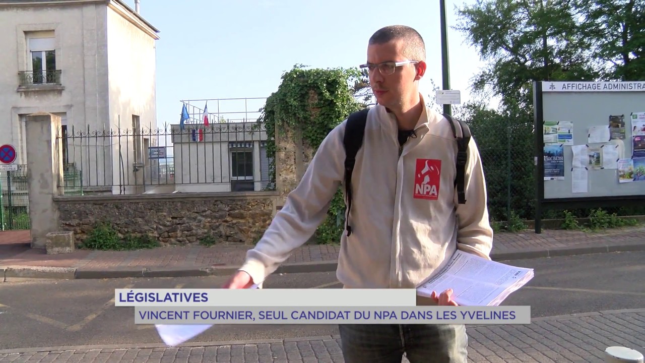 Législatives : Vincent Fournier, seul candidat du NPA dans les Yvelines