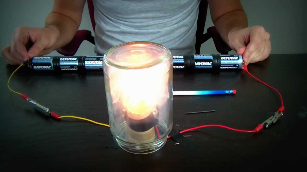 Homemade Light Bulb. Attempt #2 - Zombie Survival Tips #8 - YouTube