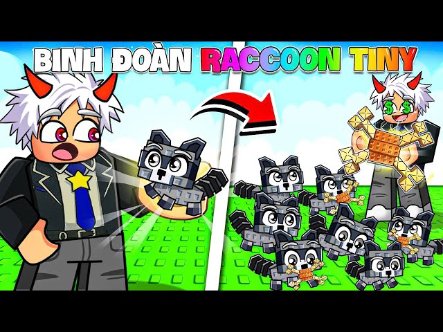 BI HUỲNH DÙNG ĐỘI QUÂN RACCOON SIÊU NHỎ TRỞ THÀNH TỶ PHÚ TRONG GROW A GARDEN