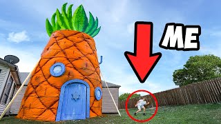 I Built SpongeBob's House In My Backyard