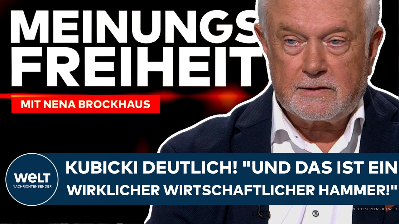 WOLFGANG KUBICKI: "Und das ist ein wirklicher wirtschaftlicher Hammer!" I MEINUNGSFREIHEIT
