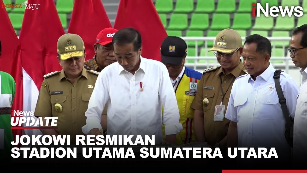 Jokowi Resmikan Stadion Utama Sumatera Utara Senilai Rp587 Miliar, Intip Kemegahannya
