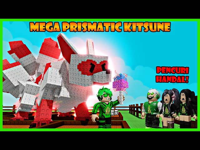 GG!! Aku Dapatkan Pet Mega Kitsune Bisa Mencuri Buah Langka Semua Orang - Roblox Grow A Garden