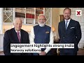 PM Modi Meets Norway Royal Family in Oslo, Key Diplomatic Engagement Visuals Out | NewsX  - 04:06 min - News - Video