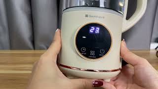 [GEMHAUS GH150] Hướng dẫn sử dụng máy làm sữa hạt Gemhaus Gh150 7 in 1, có tính năng hẹn giờ